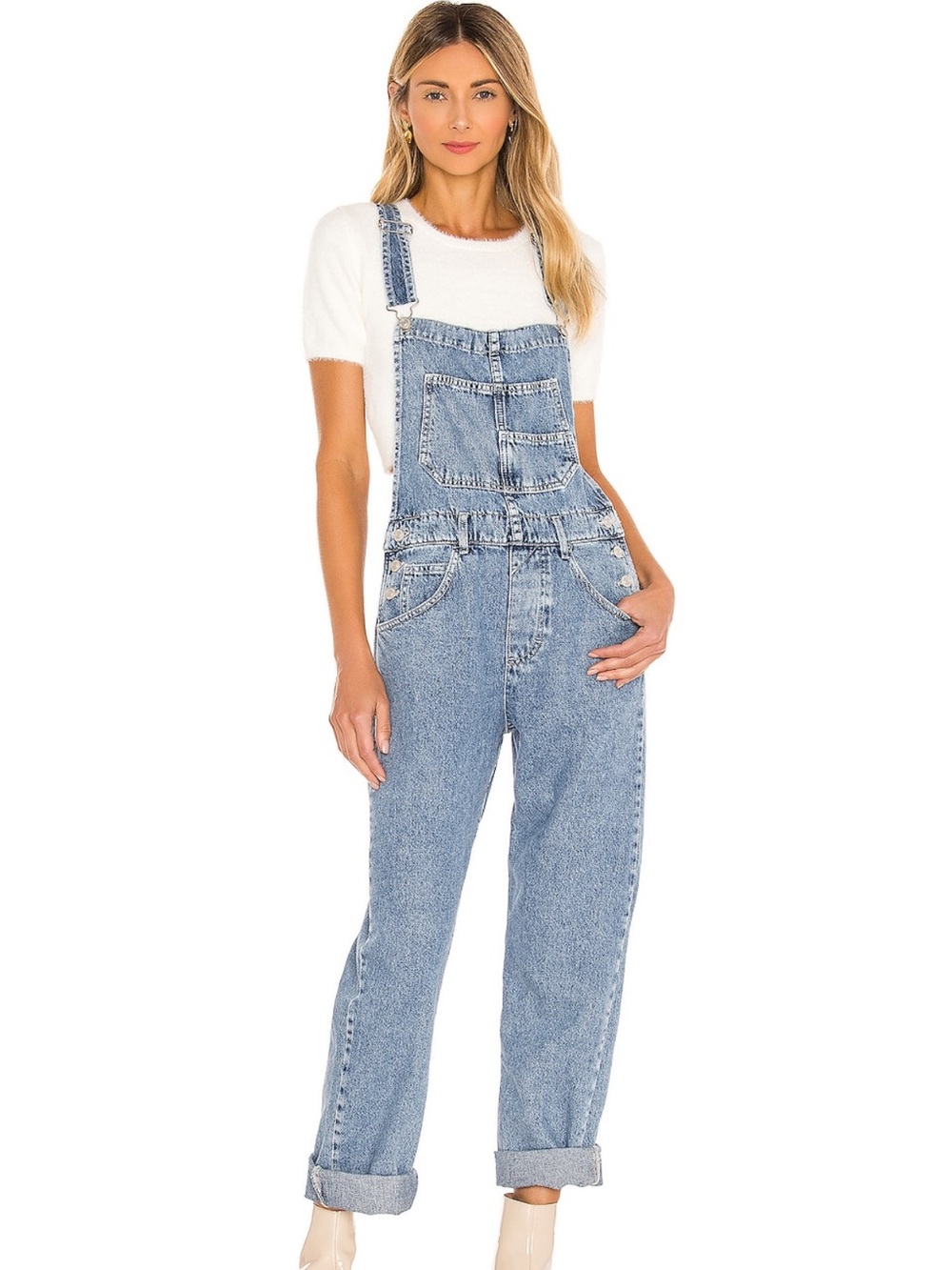 Free People x We the Free Ziggy Denim Overalls
